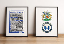 Load image into Gallery viewer, Halifax Town Football History Poster Print Gift- Fan memorabilia