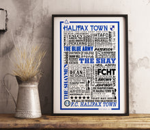 Load image into Gallery viewer, Halifax Town Football History Poster Print Gift- Fan memorabilia