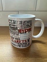 Load image into Gallery viewer, Burnley FC Mug | Football History Print Wrap | Football Gift | BFC Mug