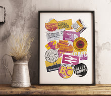 Load image into Gallery viewer, Bradford City Away Days Sticker Prints - BCAFC