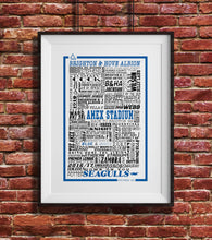 Load image into Gallery viewer, Brighton & Hove Albion Football History Poster Print Gift- Fan memorabilia