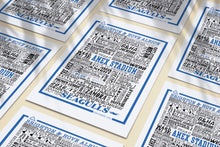 Load image into Gallery viewer, Brighton & Hove Albion Football History Poster Print Gift- Fan memorabilia