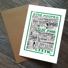 Load image into Gallery viewer, Celtic Football History Print -Greetings Card