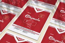 Load image into Gallery viewer, Collymore Liverpool 4-3 Newcastle Utd Memorable Match Shirt Print Gift- Fan memorabilia- LFC