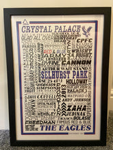 Load image into Gallery viewer, Crystal Palace Football History Poster Print Gift- Fan memorabilia