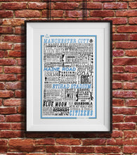 Load image into Gallery viewer, Manchester City Football History Poster Print Gift- Fan memorabilia