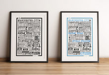 Load image into Gallery viewer, Manchester City Football History Poster Print Gift- Fan memorabilia