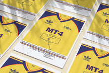 Load image into Gallery viewer, Michael Thomas Arsenal v Liverpool 1989 Title winner Memorable Match Shirt Print Gift- Arsenal Fan memorabilia- AFC