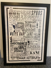 Load image into Gallery viewer, Tottenham Hotspur Football History Poster Print Gift- Fan memorabilia