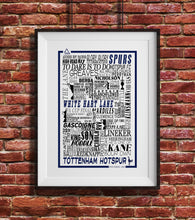 Load image into Gallery viewer, Tottenham Hotspur Football History Poster Print Gift- Fan memorabilia