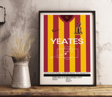 Load image into Gallery viewer, Mark Yeates BCAFC 4-2 Chelsea FA Cup Memorable Match Shirt Print Gift- Fan memorabilia- Bradford City