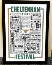 Load image into Gallery viewer, Cheltenham Festival History Print