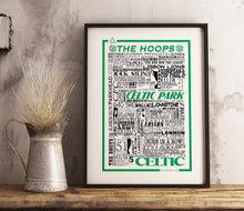 Load image into Gallery viewer, Celtic Football History Poster Print Gift- Fan memorabilia