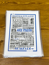 Load image into Gallery viewer, Brighton and Hove Albion Football History Print -Greetings Card
