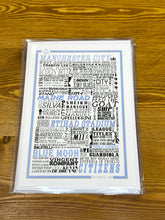 Load image into Gallery viewer, Manchester City Football History Print -Greetings Card
