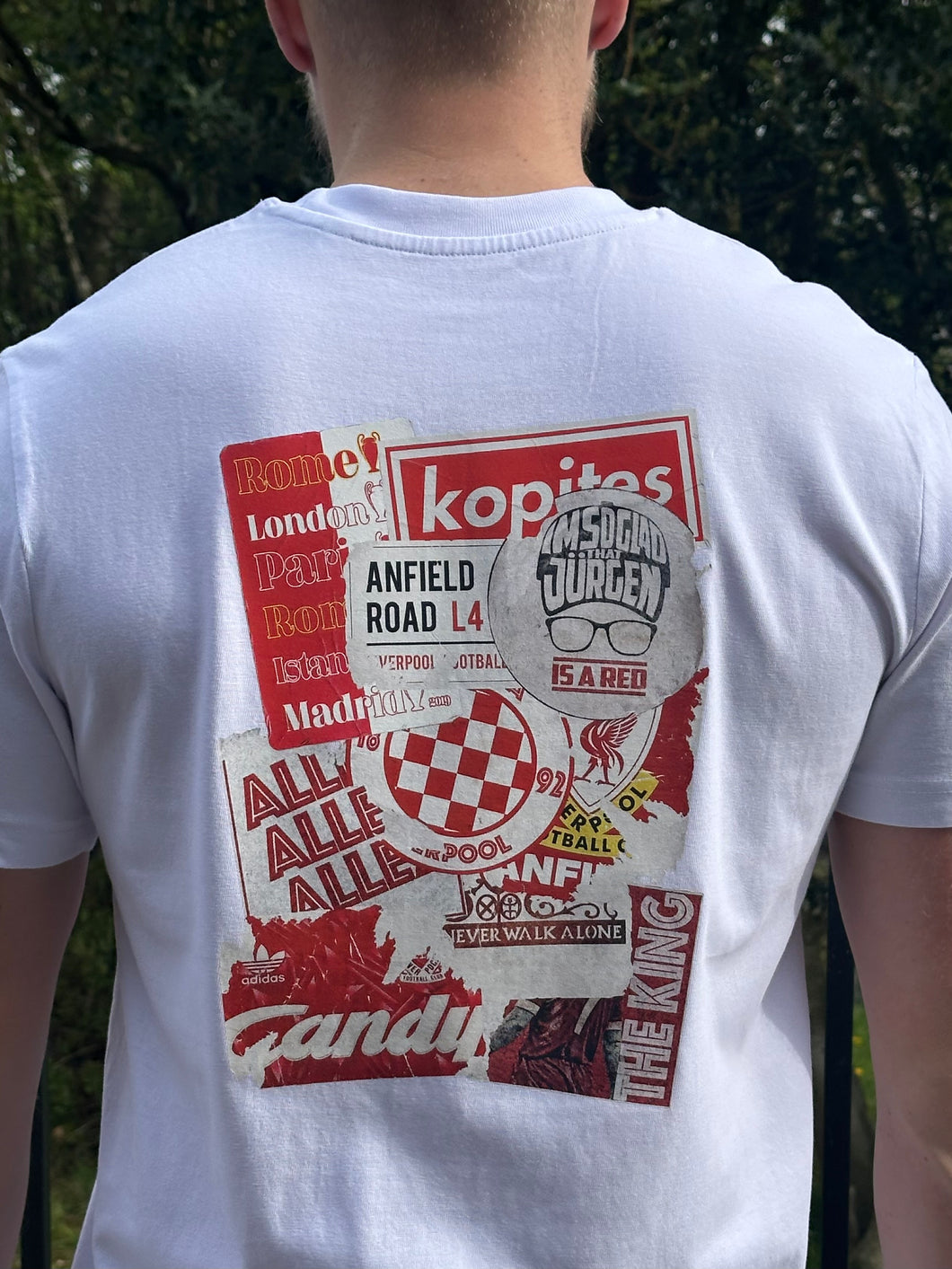 Liverpool Away Day Sticker Print Tee