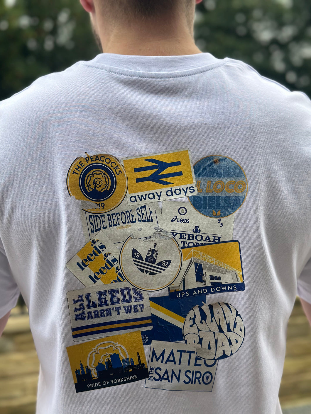 LUFC Away Day Sticker Print Tee