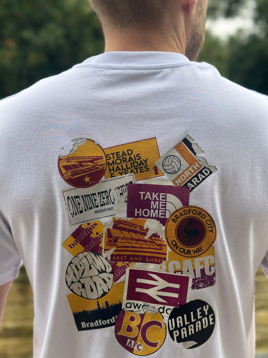 BCAFC Away Day Sticker Print Tee
