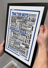 Load image into Gallery viewer, Ipswich Town Football History Poster Print Gift- Fan memorabilia
