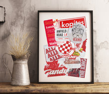 Load image into Gallery viewer, Liverpool Away Days Sticker Prints - LFC
