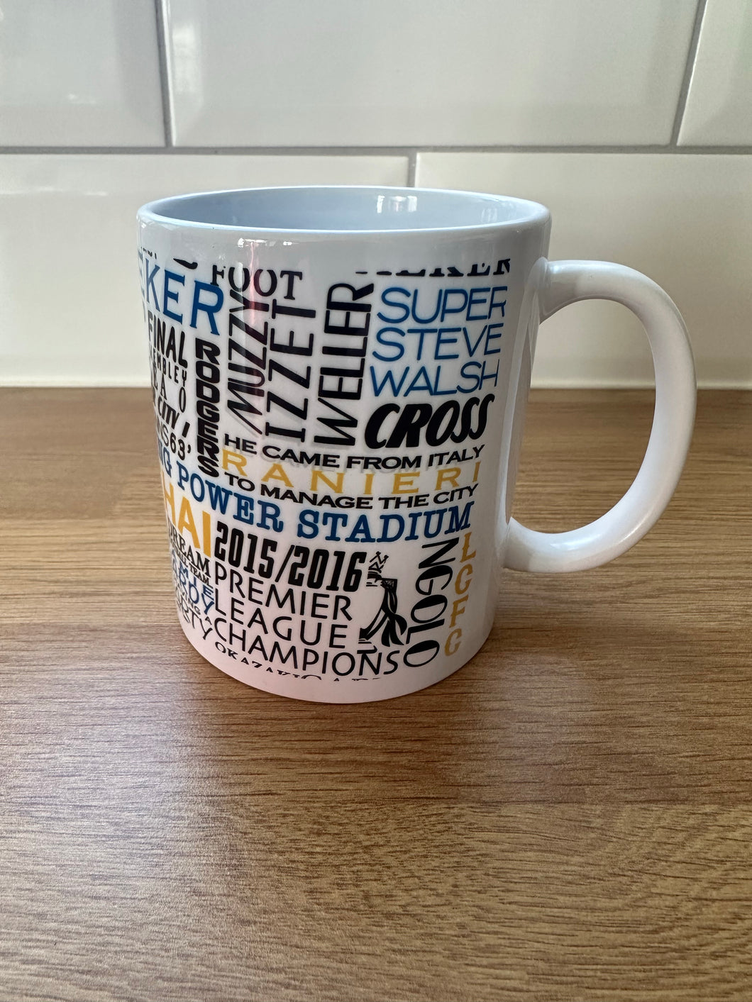 Leicester City LCFC Mug | Football History Print Wrap | Football Gift | LCFC Mug