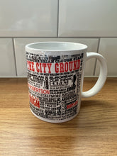 Load image into Gallery viewer, Nottingham Forest Mug | Football History Print Wrap | Football Gift | NFFC Mug
