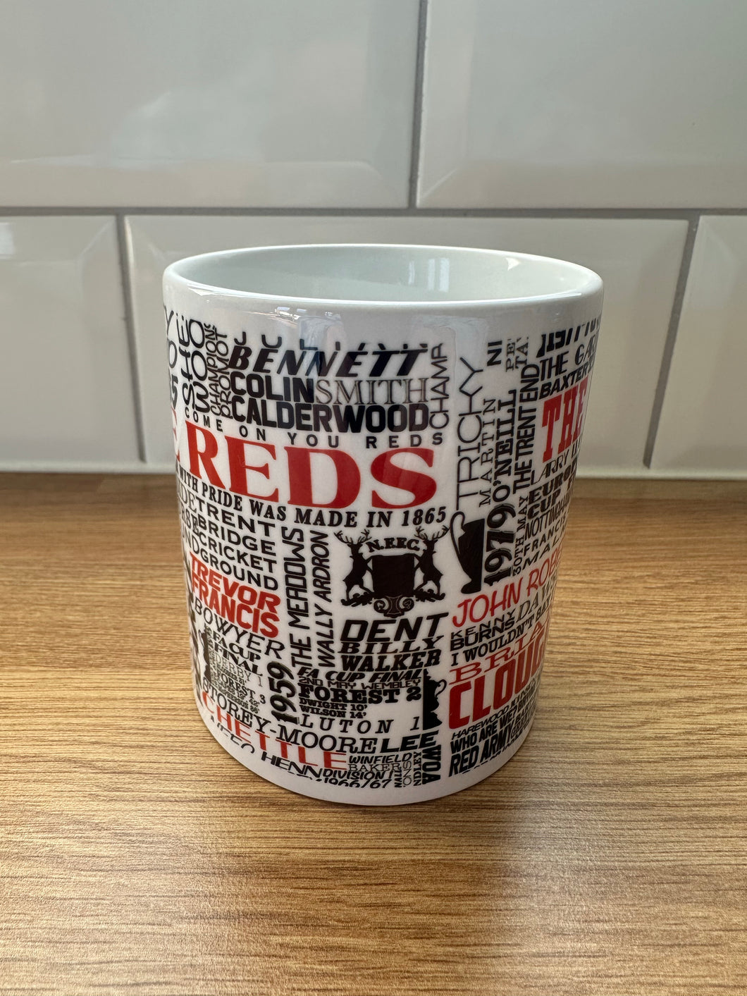 Nottingham Forest Mug | Football History Print Wrap | Football Gift | NFFC Mug