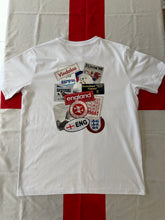 Load image into Gallery viewer, England Away Days Sticker Print Men’s Heavy Tee
