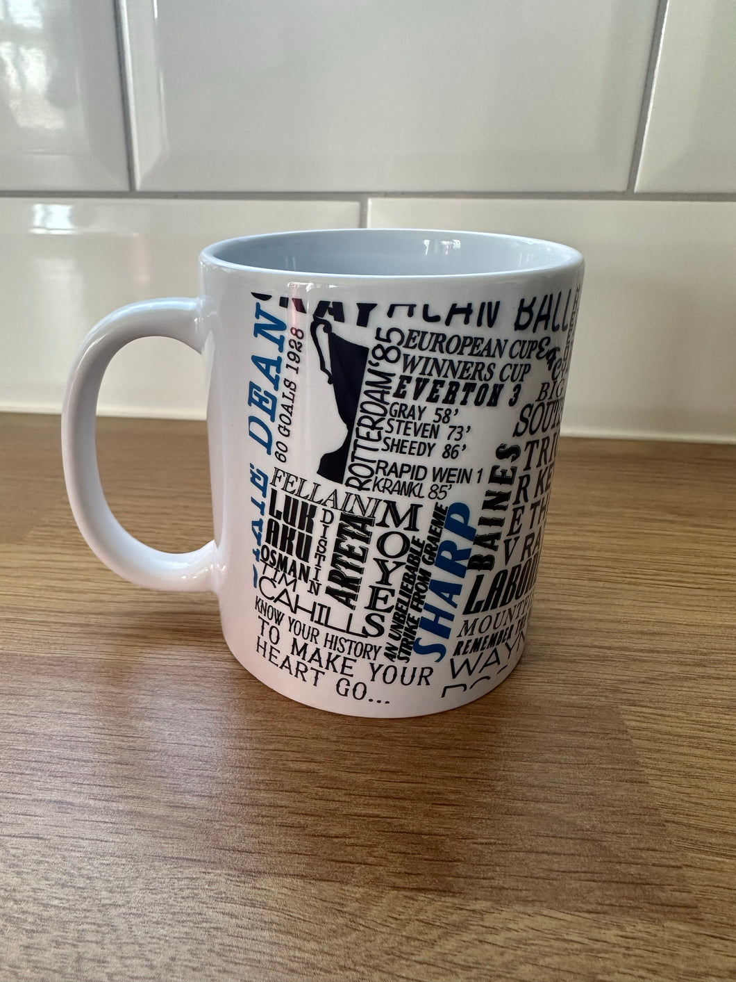 Everton EFC Mug | Football History Print Wrap | Football Gift | EFC Mug