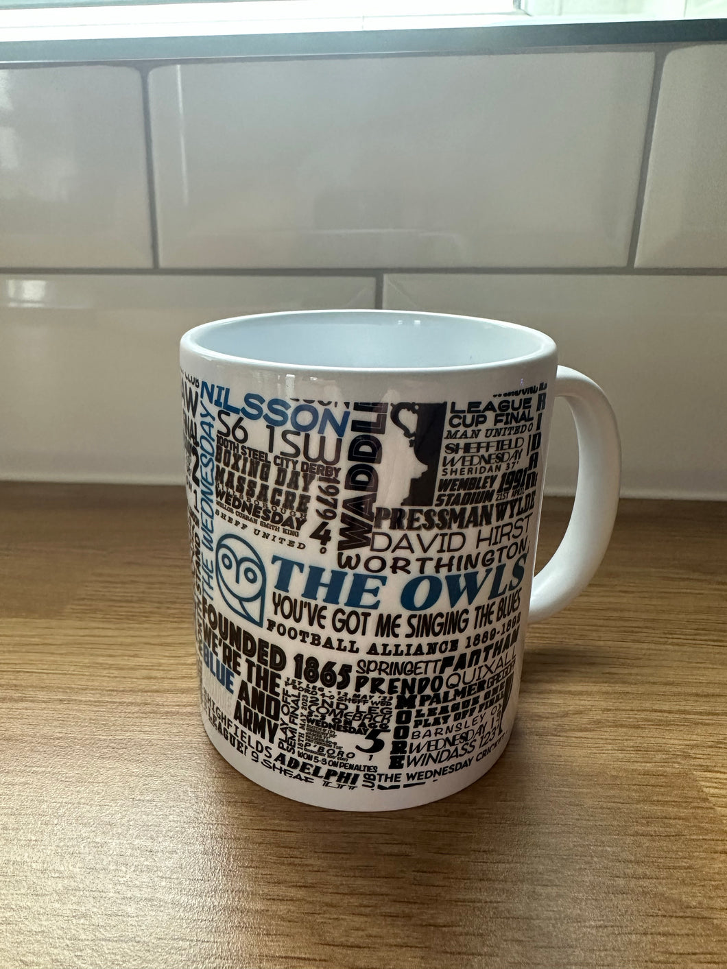 Sheffield Wednesday Mug | Football History Print Wrap | Football Gift | SWFC Mug