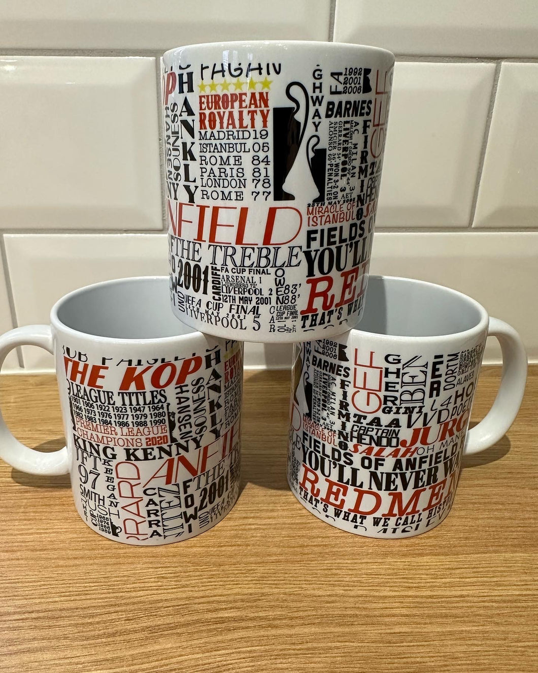 Liverpool FC Mug | Football History Print Wrap | Football Gift | LFC Mug