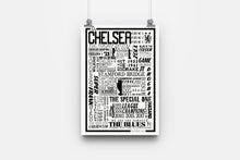 Load image into Gallery viewer, Chelsea Football History Poster Print Gift- Fan memorabilia
