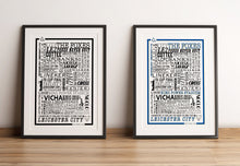 Load image into Gallery viewer, Leicester City Football History Poster Print Gift- Fan memorabilia
