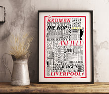 Load image into Gallery viewer, Liverpool Football History Poster Print Gift- Fan memorabilia
