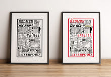 Load image into Gallery viewer, Liverpool Football History Poster Print Gift- Fan memorabilia
