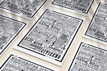 Load image into Gallery viewer, Manchester City Football History Poster Print Gift- Fan memorabilia
